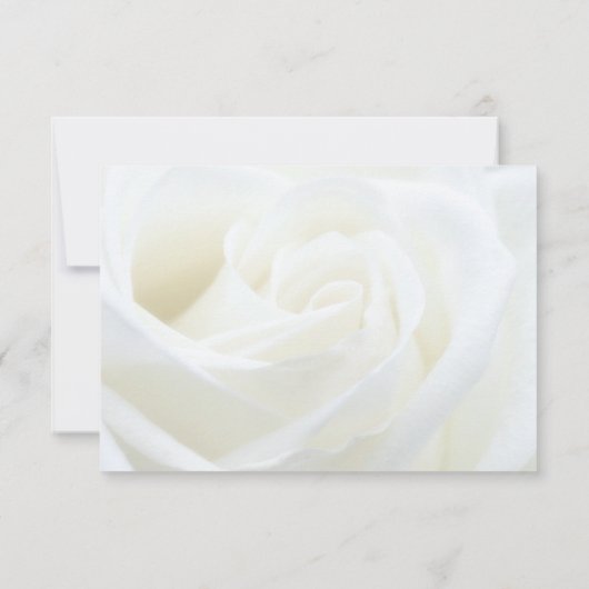 Sympathie Hartelijk dank voor uw Floral Roos Berea Bedankkaart (Achterkant)