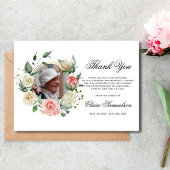 Sympathie Hartelijk dank voor uw herinneringen aan Bedankkaart