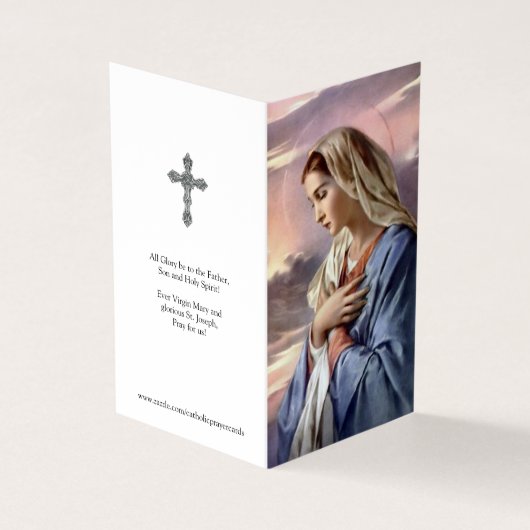 Sympathie Heilige Kaarten Mary | Heilige Moeder (Buitenkant)