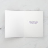 Sympathie Herdenkingsgedicht bij Hummingbird Kaart (Binnen)