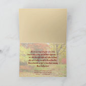 SYMPATHIE/HERFSTKLEUR KAART (Binnen)