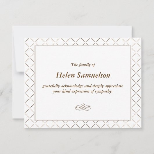 Sympathie-herkenningskaart Kaart (Voorkant)