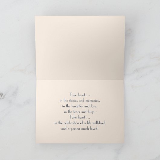 Sympathie Hibiscus Abstract Kaart (Binnen)