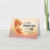 Sympathie, ik ben het herstel en het leven kaart (Voorkant)