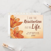 Sympathie, ik ben het herstel en het LIFE Kaart (Voorkant / Achterkant in situ)