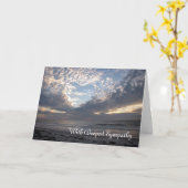 Sympathie in de wolken kaart (Gele Bloem)