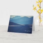 Sympathie in het blauw kaart (Gele Bloem)