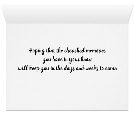 SYMPATHIE IN HET VERLIES VAN EEN GELADEN (Binenzijde Horizontaal (Onderkant))