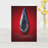 sympathie in moeilijke tijden kaart (Gele Bloem)