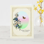 Sympathie in plaats van bloemen, kaart (Gele Bloem)