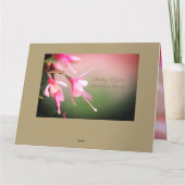 Sympathie in roze en taupe kaart (Achterkant)