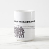 Sympathie is geen vervanging voor actie (mok). koffiemok (Center)