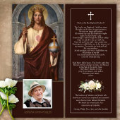 Sympathie Jezus Onze Koning Uitvaart Dank u kaart