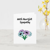 sympathie kaart (Gele Bloem)