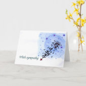 sympathie kaart (Gele Bloem)