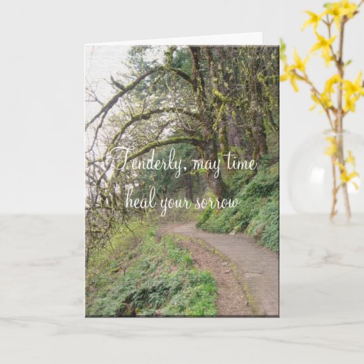 sympathie kaart (Gele Bloem)