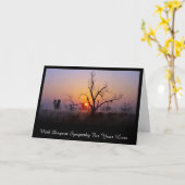 sympathie kaart (Gele Bloem)