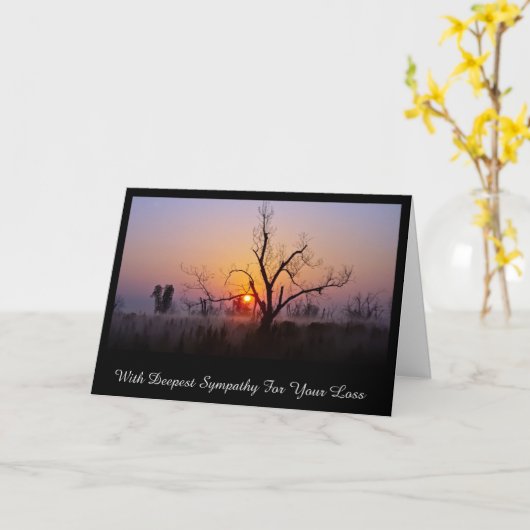 sympathie kaart (Gele Bloem)