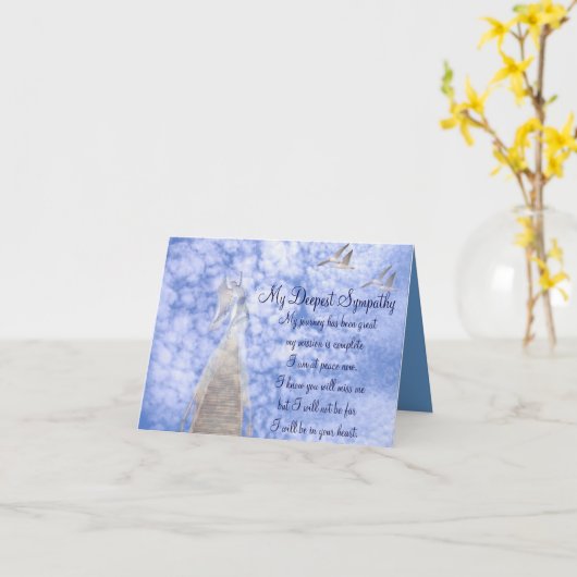 sympathie kaart (Gele Bloem)