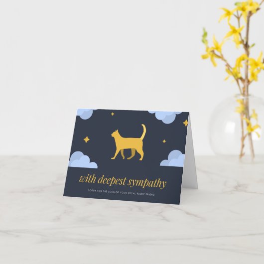 sympathie kaart (Gele Bloem)