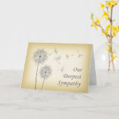 Sympathie - Kaart Dandelions (Gele Bloem)