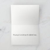 Sympathie kaart, het kruis kaart (Binnen)