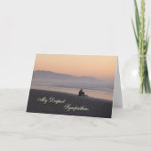 Sympathie kaart: Surfer Kaart (Voorkant)