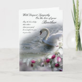 Sympathie kaart verlies van broer (Voorkant)