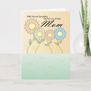 Sympathie kaart verlies van moeder