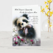 Sympathie kaart verlies van moeder (Gele Bloem)