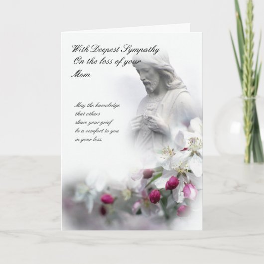 Sympathie kaart verlies van moeder (Voorkant)