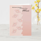 Sympathie kaart verlies van moeder (Gele Bloem)