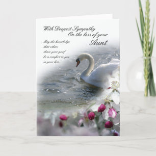Sympathie kaart verlies van tante