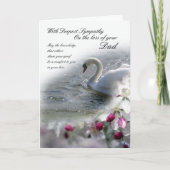 Sympathie kaart verlies van vader (Voorkant)