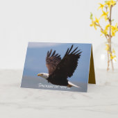 Sympathie kaart - Voor altijd bij jou (adelaar) (Gele Bloem)