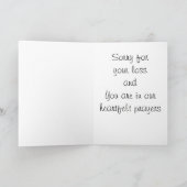 SYMPATHIE KAART W/PSALM 34:18 (Binnen)