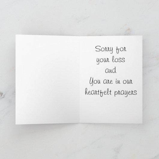 SYMPATHIE KAART W/PSALM 34:18 (Binnen)