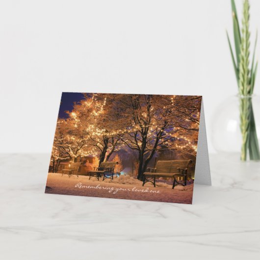 Sympathie Kaarten Kerstmis | Herdenking (Voorkant)