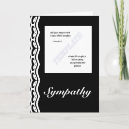 Sympathie kaarten sjabloon