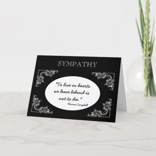 Sympathie kaarten tekst aan te passen (Voorkant)