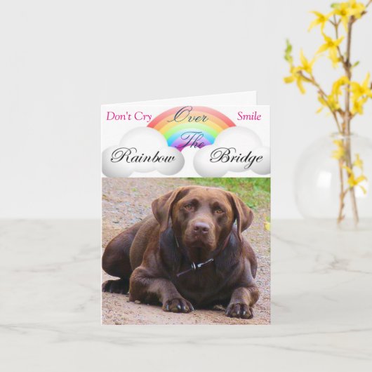 Sympathie Kaarten voor Hond j / Labour Retrivers L (Gele Bloem)