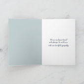 Sympathie kale adelaar met Amerikaanse vlag Kaart (Binnen)