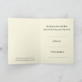 Sympathie Katholiek Requiem Mis Aanbod Jezus Kaart (Binnen)