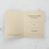 Sympathie Katholieke mis die Kaart aanbiedt (Binnen)