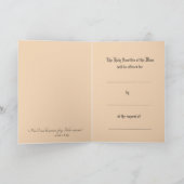 Sympathie Katholieke mis die Kaart aanbiedt (Binnen)