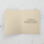 Sympathie Kerstmis Geboorte Maagd Maria Feestdagen Kaart (Binnen)