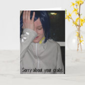 Sympathie - Krabben Kaart (Gele Bloem)