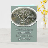 Sympathie Lacy Weed Kaart (Gele Bloem)