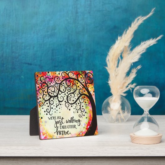  sympathie lopen elkaar Home Quote Fotoplaat (Insitu)