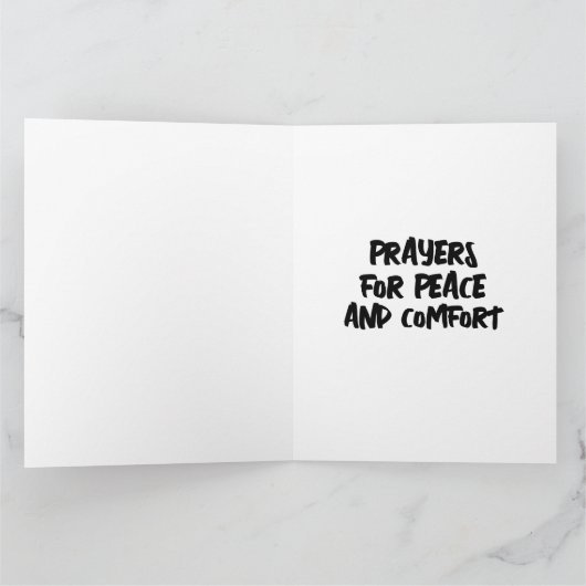 SYMPATHIE LOTUS FLOWER EENVOUDIG BERICHT WENSKAART BEDANKKAART (Binnen)